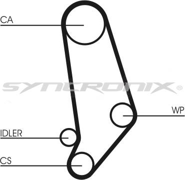 SYNCRONIX SY110539PE - Su Pompası və Vaxt Kəməri Dəsti furqanavto.az