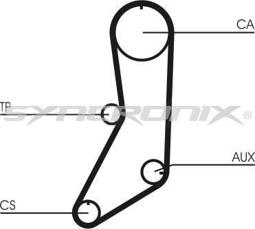 SYNCRONIX SY110643 - Vaxt kəməri dəsti furqanavto.az