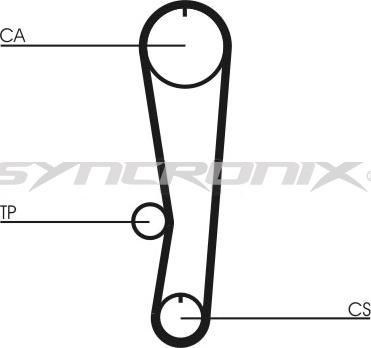 SYNCRONIX SY0895N - Vaxt kəməri furqanavto.az