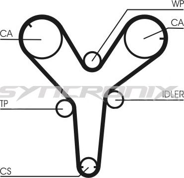 SYNCRONIX SY0844N - Vaxt kəməri furqanavto.az