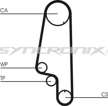 SYNCRONIX SY0847N - Vaxt kəməri furqanavto.az