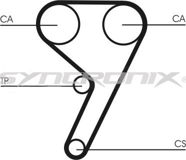 SYNCRONIX SY310881 - Vaxt kəməri dəsti furqanavto.az