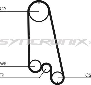 SYNCRONIX SY110874PE - Su Pompası və Vaxt Kəməri Dəsti furqanavto.az