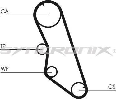 SYNCRONIX SY110754 - Vaxt kəməri dəsti furqanavto.az