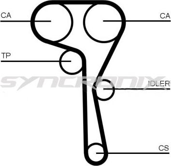 SYNCRONIX SY1101167 - Vaxt kəməri dəsti furqanavto.az