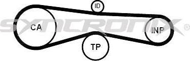 SYNCRONIX SY1101131 - Vaxt kəməri dəsti furqanavto.az