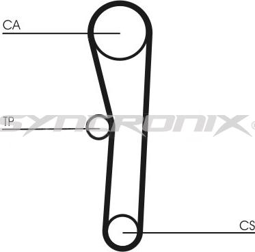 SYNCRONIX SY2101008 - Vaxt kəməri dəsti furqanavto.az