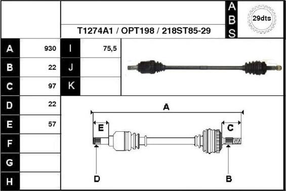 Technika 47218A1 - Sürücü mili furqanavto.az