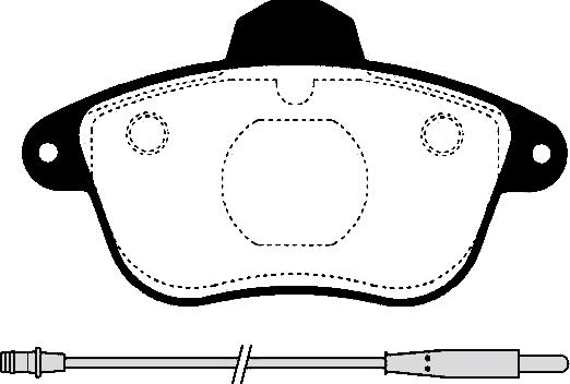 Technika 01057 - Əyləc altlığı dəsti, əyləc diski furqanavto.az