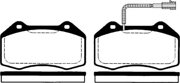 Technika 01804B - Əyləc altlığı dəsti, əyləc diski furqanavto.az