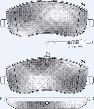 Technika 01811B - Əyləc altlığı dəsti, əyləc diski furqanavto.az