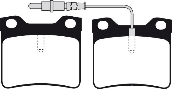 TOMEX brakes 11-95 - Əyləc altlığı dəsti, əyləc diski furqanavto.az