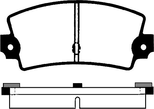 BENDIX 510185 - Əyləc altlığı dəsti, əyləc diski furqanavto.az