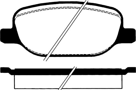 FTE 9005524 - Əyləc altlığı dəsti, əyləc diski furqanavto.az