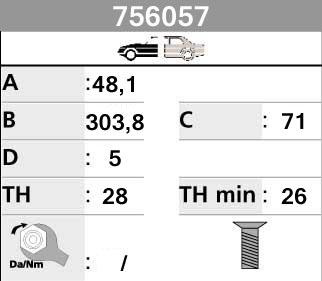 Technika 756057 - Əyləc Diski furqanavto.az