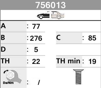 Technika 756013 - Əyləc Diski furqanavto.az