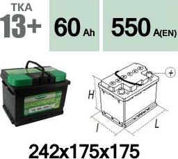 Technika TKA13+ - Başlanğıc batareyası furqanavto.az