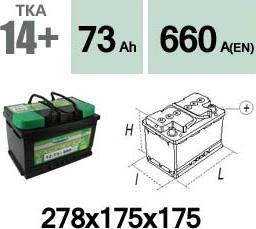 Technika TKA14+ - Başlanğıc batareyası furqanavto.az