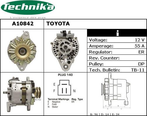 Technika A10842 - Alternator furqanavto.az