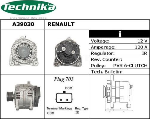 Technika A39030 - Alternator furqanavto.az