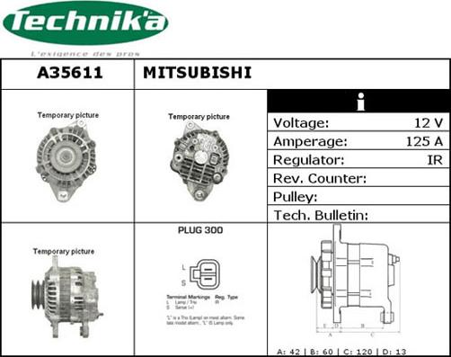 Technika A35611 - Alternator furqanavto.az