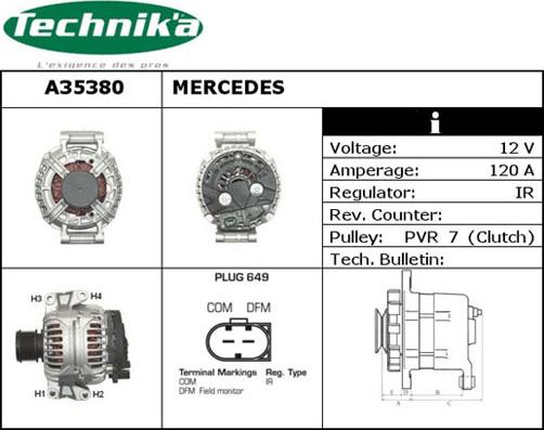 Technika A35380 - Alternator furqanavto.az