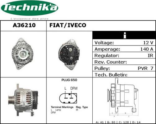 Technika A36210 - Alternator furqanavto.az