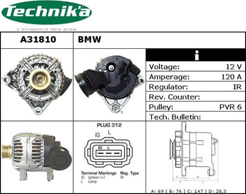 Technika A31810 - Alternator furqanavto.az