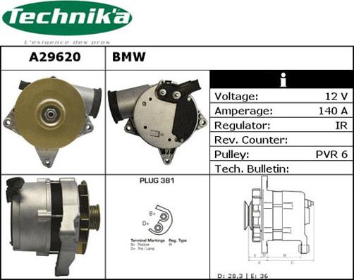 Technika A29620 - Alternator furqanavto.az