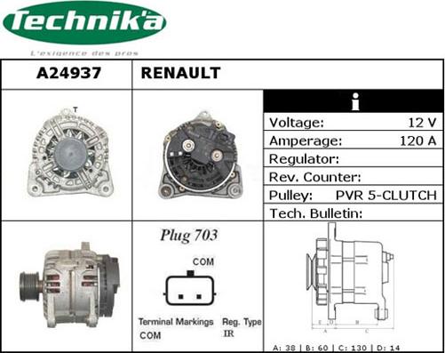 Technika A24937 - Alternator furqanavto.az