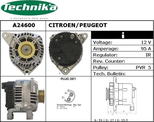 Technika A24600 - Alternator furqanavto.az