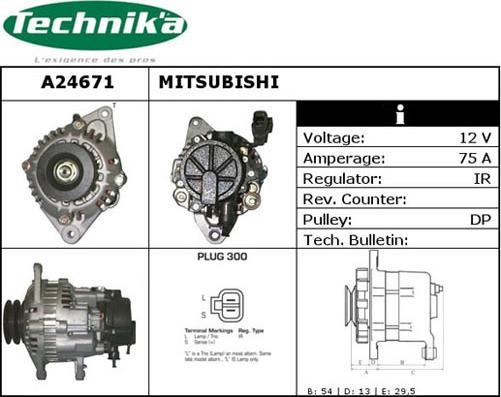 Technika A24671 - Alternator furqanavto.az