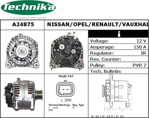 Technika A24875 - Alternator furqanavto.az