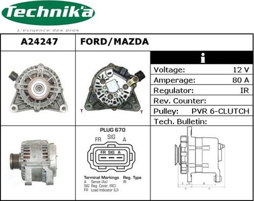 Technika A24247 - Alternator furqanavto.az