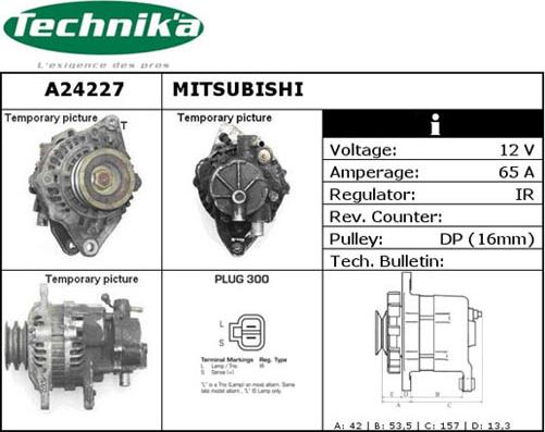 Technika A24227 - Alternator furqanavto.az