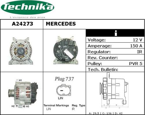 Technika A24273 - Alternator furqanavto.az