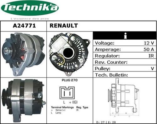 Technika A24771 - Alternator furqanavto.az