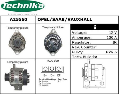 Technika A25560 - Alternator furqanavto.az