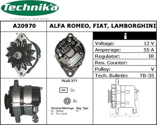 Technika A20970 - Alternator furqanavto.az