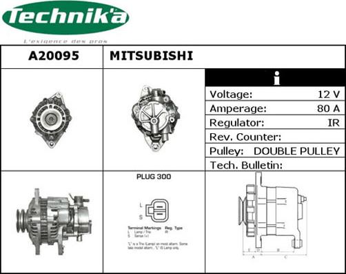 Technika A20095 - Alternator furqanavto.az