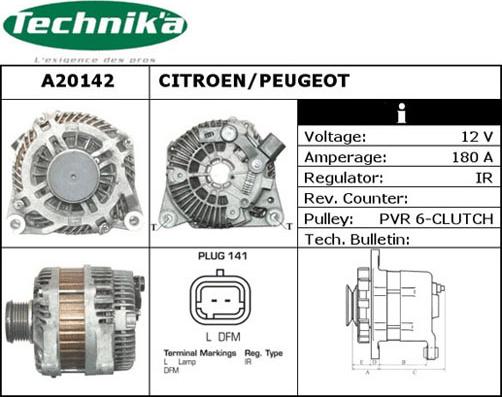 Technika A20142 - Alternator furqanavto.az