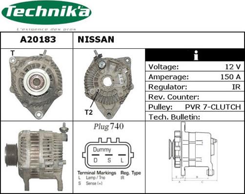 Technika A20183 - Alternator furqanavto.az