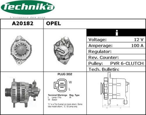 Technika A20182 - Alternator furqanavto.az