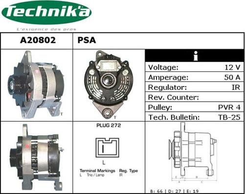 Technika A20802 - Alternator furqanavto.az