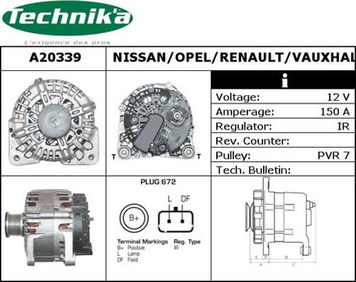 Technika A20339 - Alternator furqanavto.az