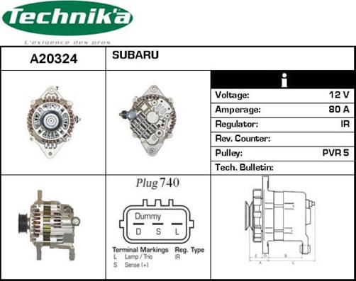 Technika A20324 - Alternator furqanavto.az