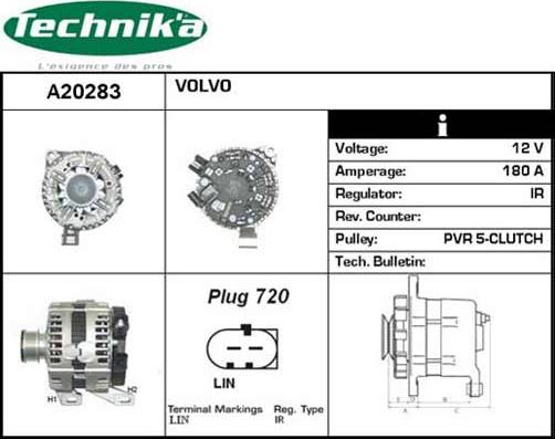 Technika A20283A - Alternator furqanavto.az