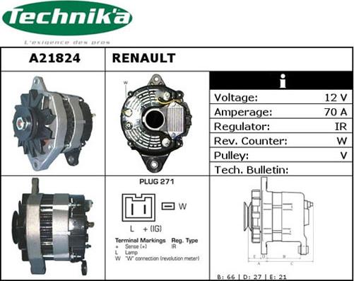 Technika A21824 - Alternator furqanavto.az