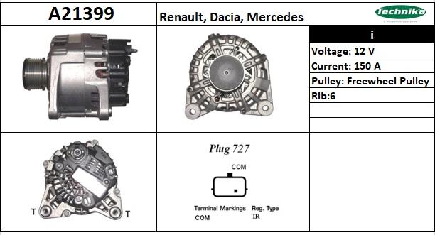 Technika A21399 - Alternator furqanavto.az