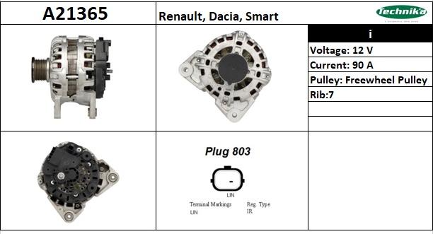 Technika A21365 - Alternator furqanavto.az